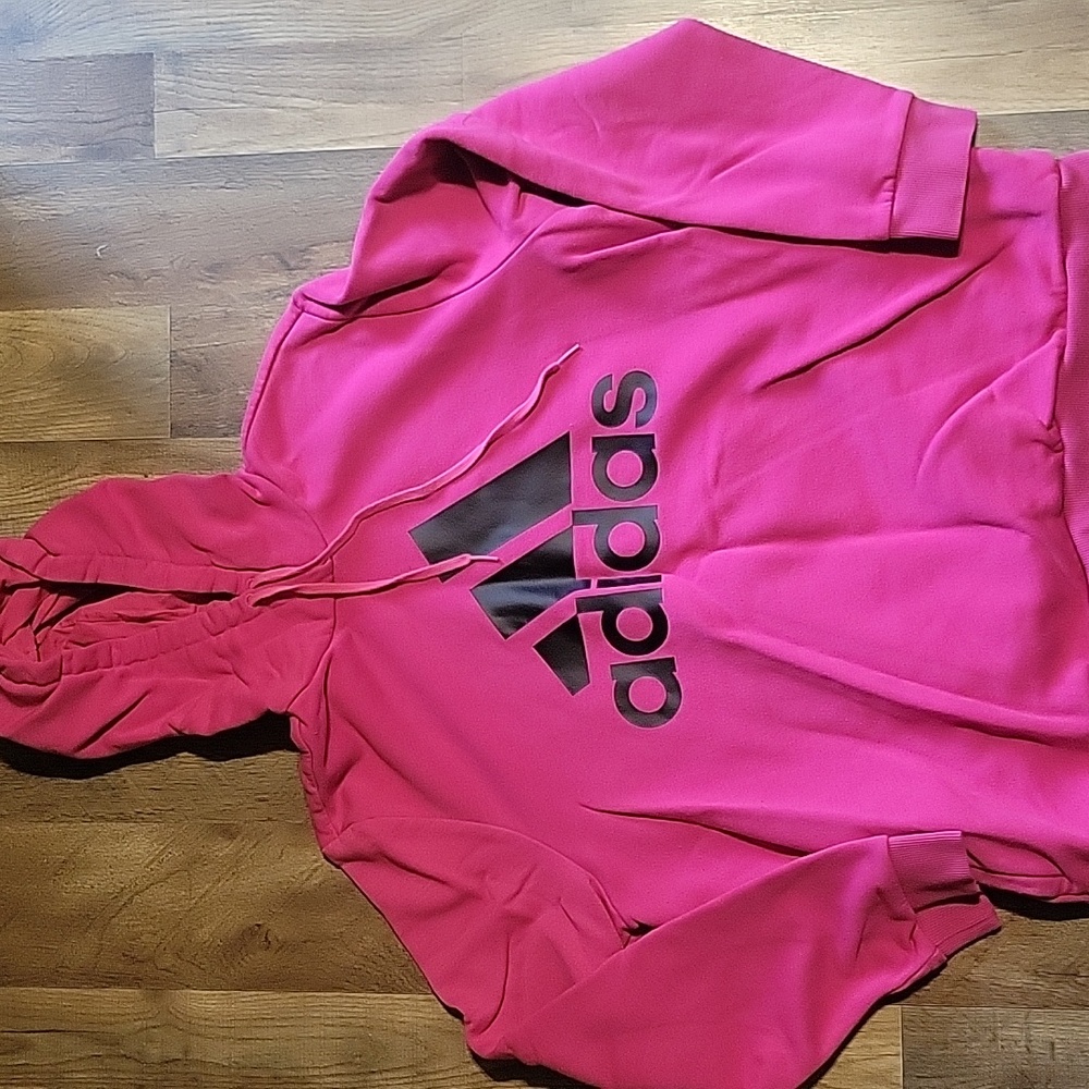 Adidas Women's Pink Hoodie